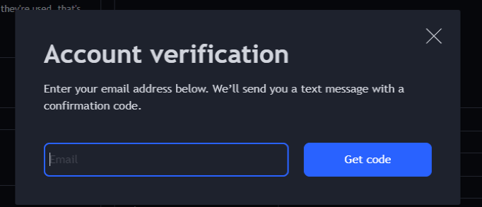 tradingview account verification